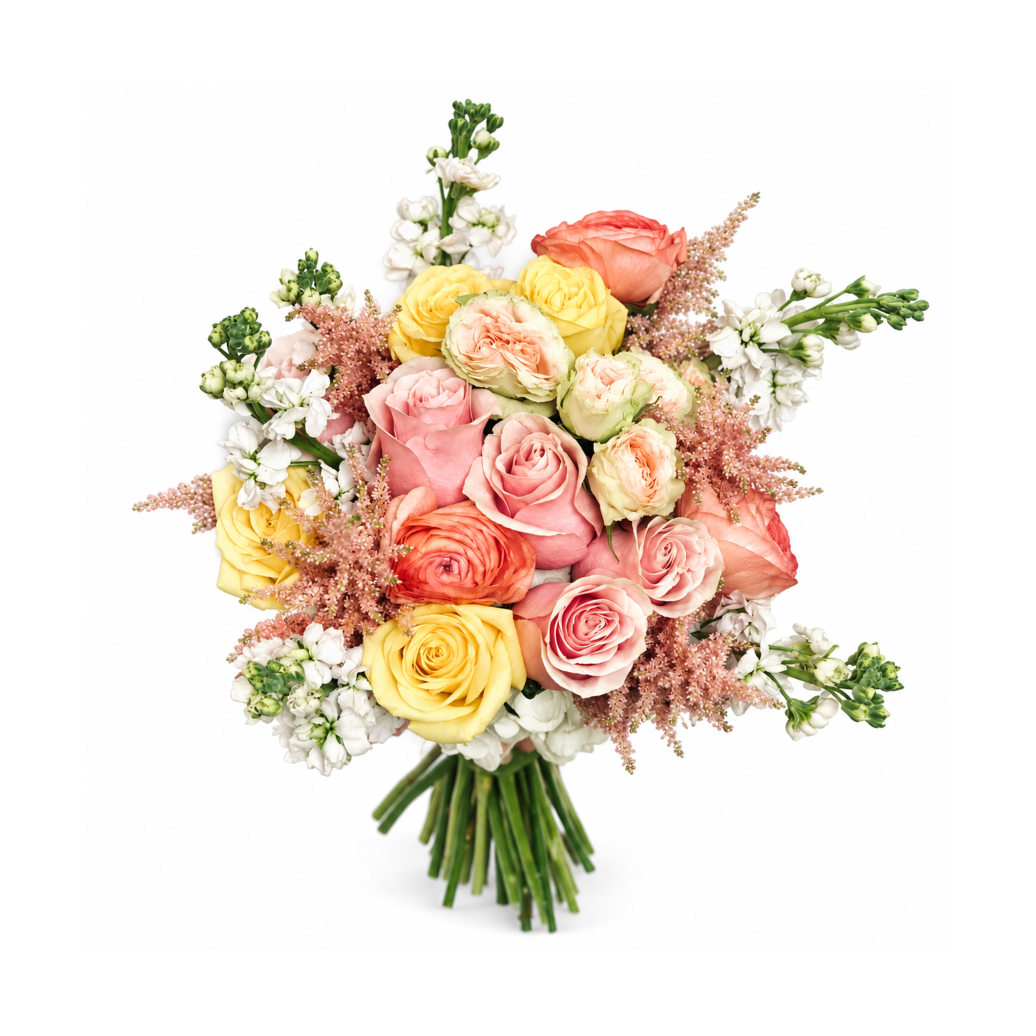 Sunlit Blush Bouquet floral arrangement