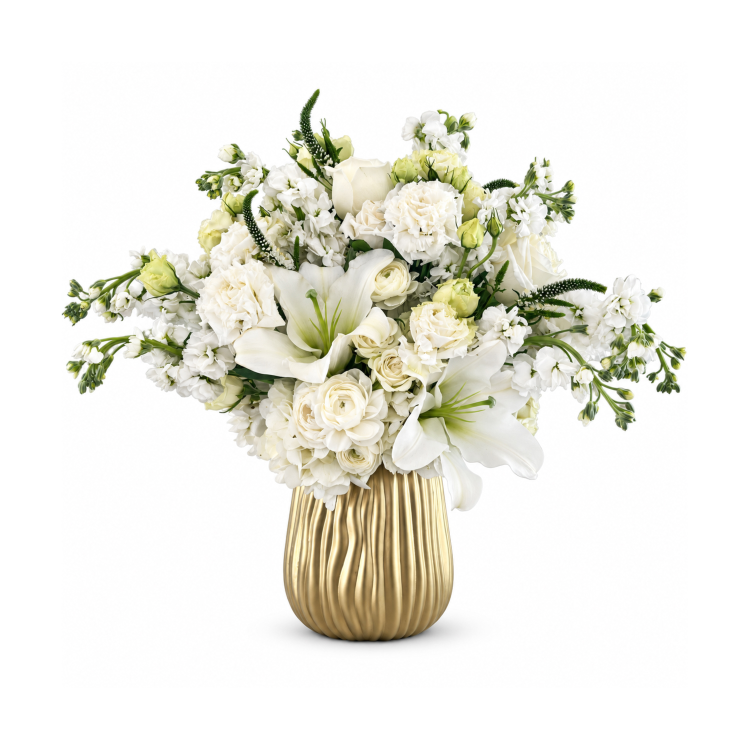 Serene Ivory Tribute floral arrangement