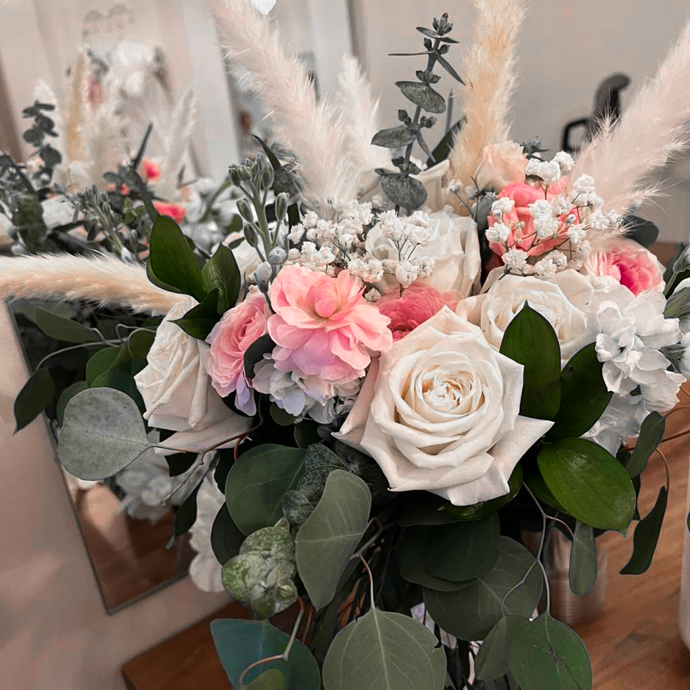 Wildflower Grace bespoke wedding installation florals