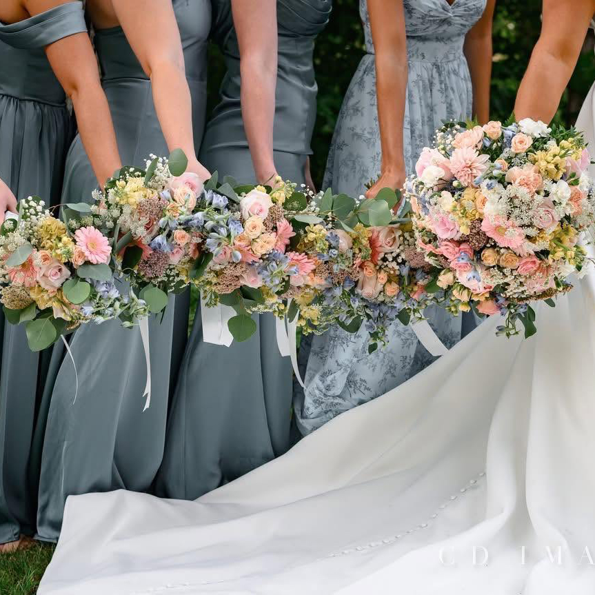 Wildflower Grace dreamy garden-style wedding bouquet